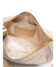BORBONESE HOBO LUNA MINI ECO LINE Borsa sacca a tracolla sabbia - Borse Donna - 5