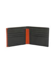 SPALDING STRIPE Portafoglio in pelle 8cc brown/orange - Portafogli Uomo - 2