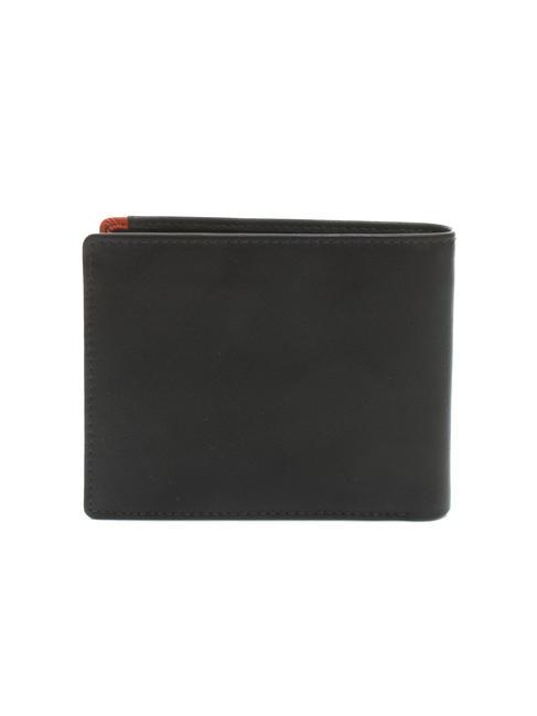 STRIPE Portafoglio in pelle 8cc brown/orange - Portafogli Uomo