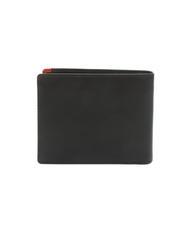 SPALDING STRIPE Portafoglio in pelle 8cc brown/orange - Portafogli Uomo - 3