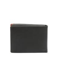 SPALDING STRIPE Portafoglio in pelle con flap brown/orange - Portafogli Uomo - 4