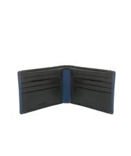 SPALDING STRIPE Portafoglio in pelle 8cc navy/brown - Portafogli Uomo - 2