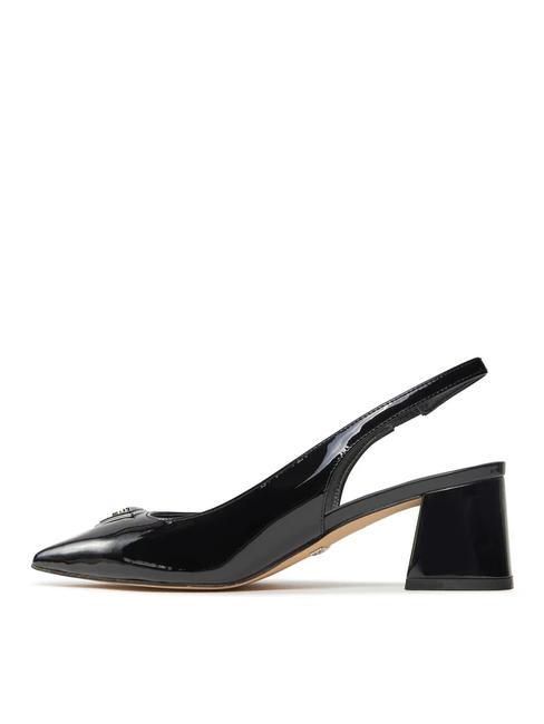 ZANDA D&eacute;collet&eacute; slingback vernice NERO - Scarpe Donna