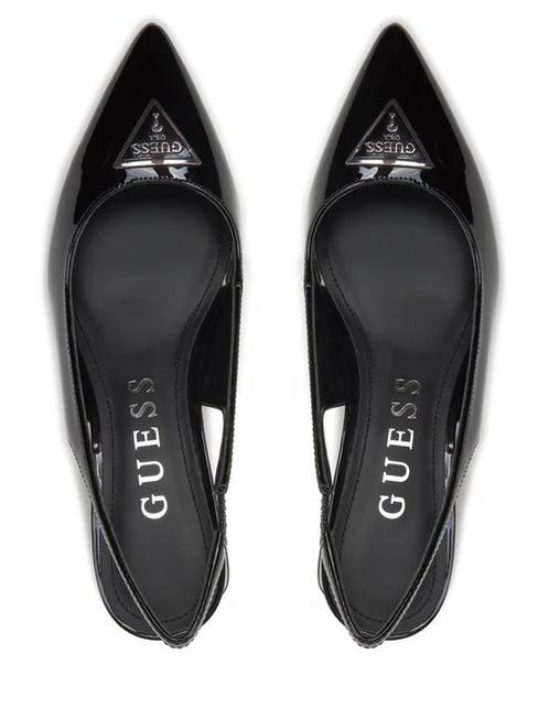 ZANDA D&eacute;collet&eacute; slingback vernice NERO - Scarpe Donna