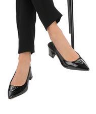 GUESS ZANDA D&eacute;collet&eacute; slingback vernice NERO - Scarpe Donna - 8
