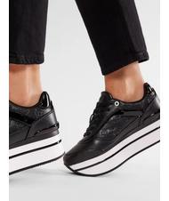 GUESS HANSIN High Sneakers Nero/nero - Scarpe Donna - 8