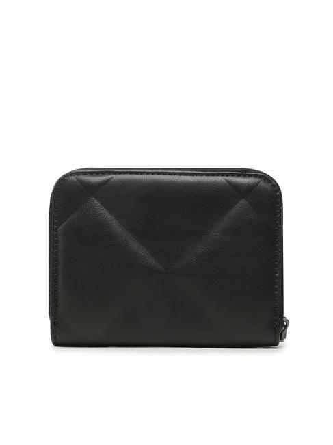 RE-LOCK QUILT Portafoglio medio zip around ckblack - Portafogli Donna