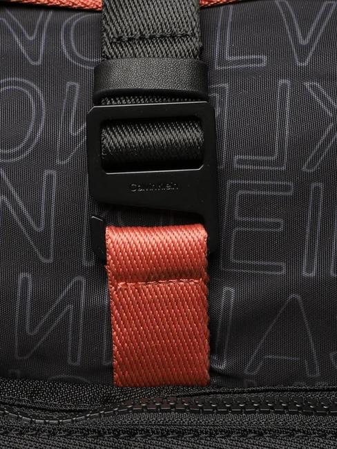 CK MUST T HIKE MONO Zaino roll top con porta pc 13" seasonal mono black - Zaini da lavoro porta PC