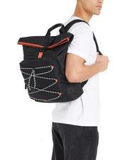 CALVIN KLEIN CK MUST T HIKE MONO Zaino roll top con porta pc 13" seasonal mono black - Zaini da lavoro porta PC - 7