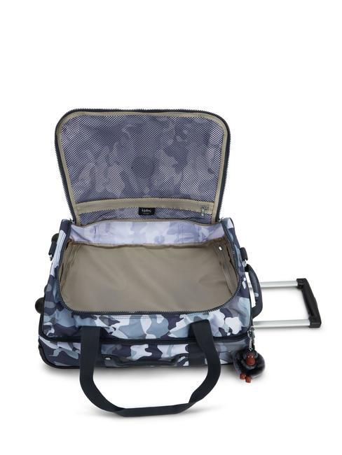 TEAGAN S Trolley borsone bagaglio a mano cool camo grey - Bagagli a mano