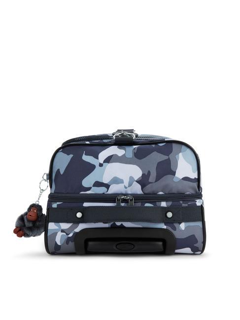 TEAGAN S Trolley borsone bagaglio a mano cool camo grey - Bagagli a mano