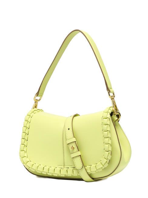 HELENA ROUND Borsa in pelle con flap sunny light - Borse Donna