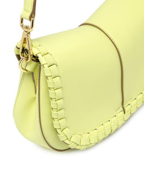 HELENA ROUND Borsa in pelle con flap sunny light - Borse Donna