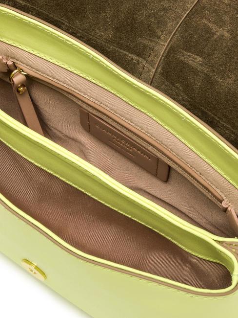 HELENA ROUND Borsa in pelle con flap sunny light - Borse Donna