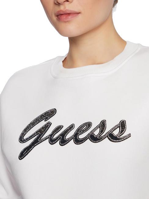 LOGO Felpa con stampa logo purwhite - Felpe Donna