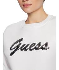 GUESS LOGO Felpa con stampa logo purwhite - Felpe Donna - 3