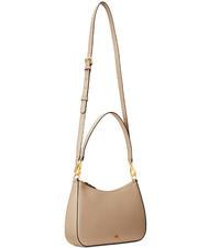 RALPH LAUREN DANNI Borsa a spalla, con tracolla, in pelle light beige29 - Borse Donna - 3