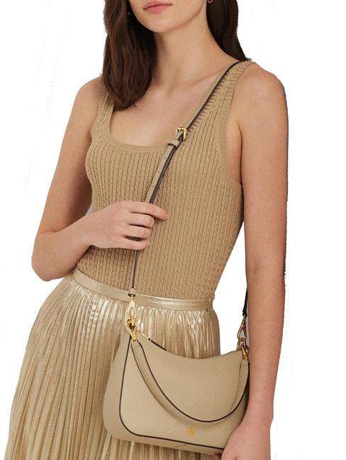 DANNI Borsa a spalla, con tracolla, in pelle light beige29 - Borse Donna