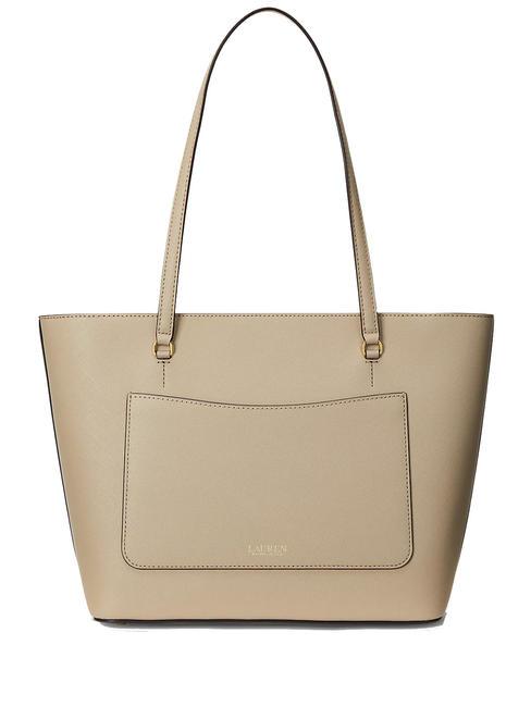 KARLY Shopping Bag in pelle light beige - Borse Donna