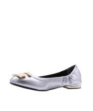 GUESS MICKLE Ballerine in pelle pewter - Scarpe Donna - 3