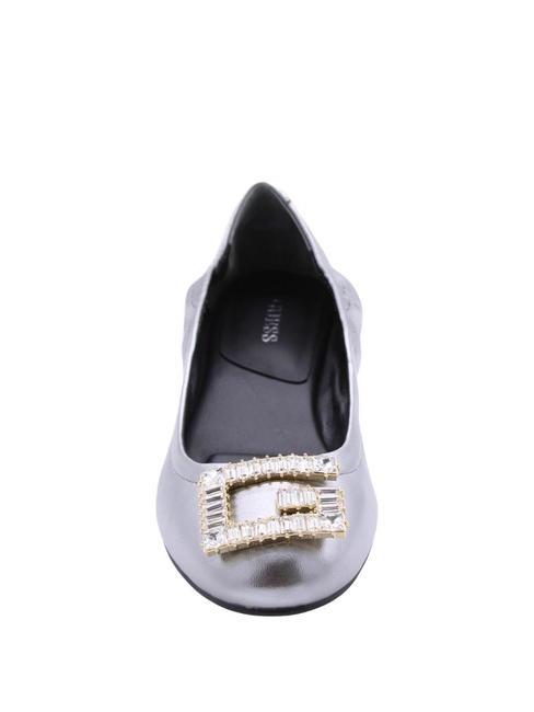 MICKLE Ballerine in pelle pewter - Scarpe Donna