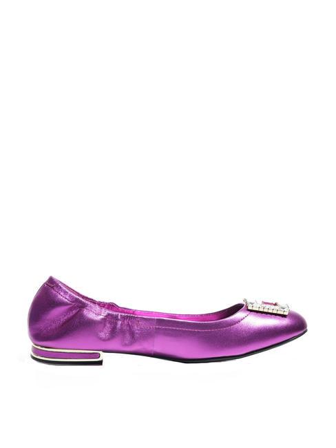 MICKLE Ballerine in pelle fuxia - Scarpe Donna
