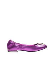 GUESS MICKLE Ballerine in pelle fuxia - Scarpe Donna - 2
