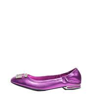 GUESS MICKLE Ballerine in pelle fuxia - Scarpe Donna - 3
