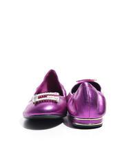 GUESS MICKLE Ballerine in pelle fuxia - Scarpe Donna - 4