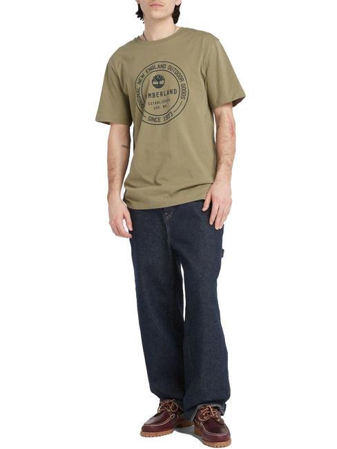 SS BRAND CARRIER T-shirt in cotone cassel earth - T-shirt Uomo