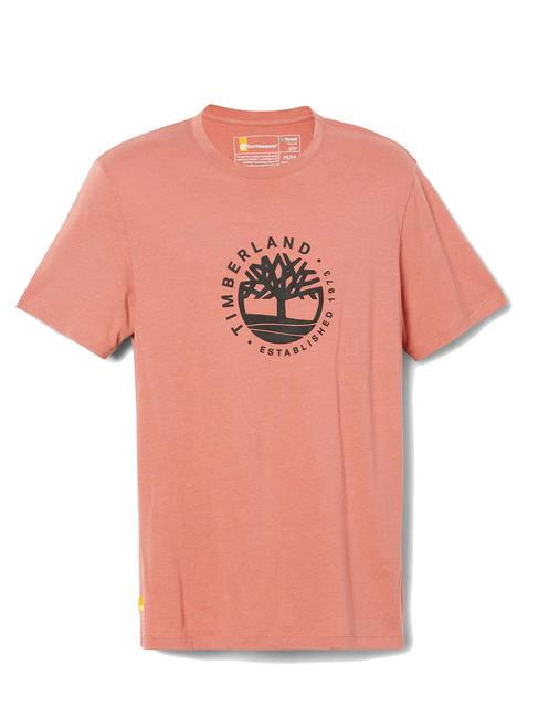 SS REFIBRA T-shirt in cotone light mahogany - T-shirt Uomo