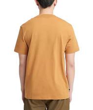 TIMBERLAND SS ROC CARRIER T-shirt in cotone wheat boot - T-shirt Uomo - 2