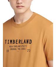 TIMBERLAND SS ROC CARRIER T-shirt in cotone wheat boot - T-shirt Uomo - 3