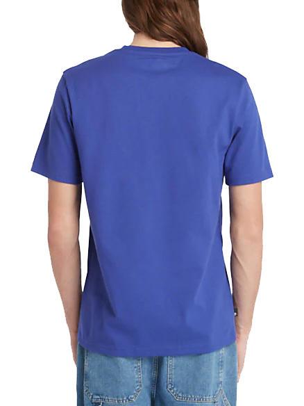 ESTABILISHED 1973 T-shirt in cotone clematis blue wb - T-shirt Uomo