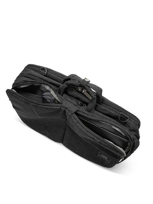 MILLENNIUM Cartella zaino 3 zip, porta pc 15.6" Nero - Cartelle Lavoro