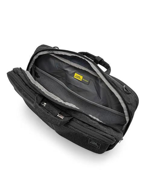 MILLENNIUM Cartella zaino 3 zip, porta pc 15.6" Nero - Cartelle Lavoro