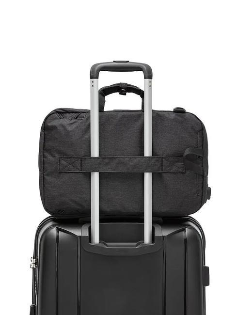 MILLENNIUM Cartella zaino 3 zip, porta pc 15.6" Nero - Cartelle Lavoro