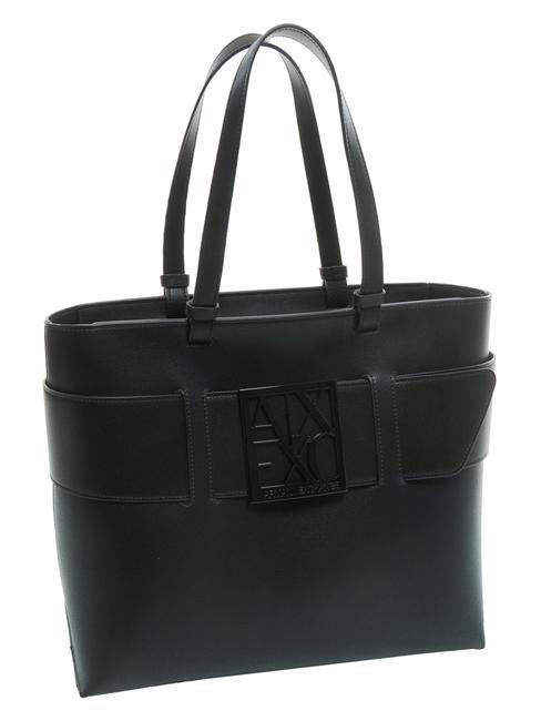 A|X BUCKLE Borsa shopper a spalla Nero - Borse Donna