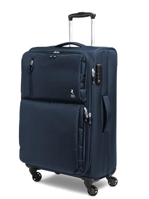 ECO-MOOD Set 3 trolley: cabin + medio e grande espandibili blu notte - Set Trolley