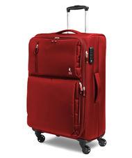 R RONCATO ECO-MOOD Set 3 trolley: cabin + medio e grande espandibili rosso - Set Trolley - 5