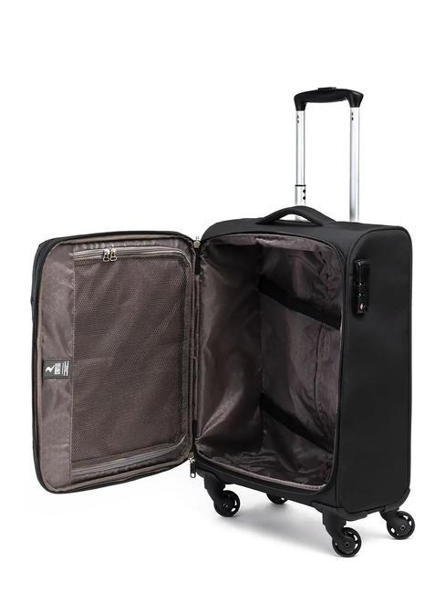 ECO-MOOD Set 3 trolley: cabin + medio e grande espandibili Nero - Set Trolley