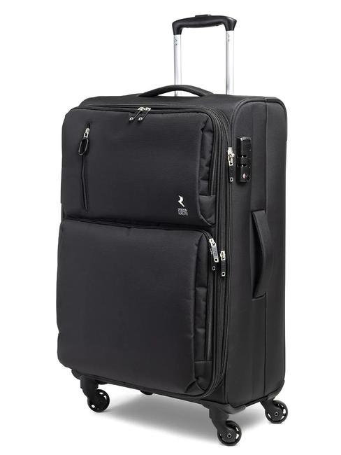 ECO-MOOD Set 3 trolley: cabin + medio e grande espandibili Nero - Set Trolley