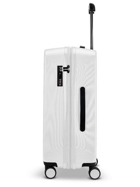 RITMO Trolley medio espandibile bianco - Trolley Rigidi