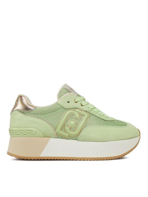 DREAMY 02 Sneakers platform light green/light gold - Scarpe Donna