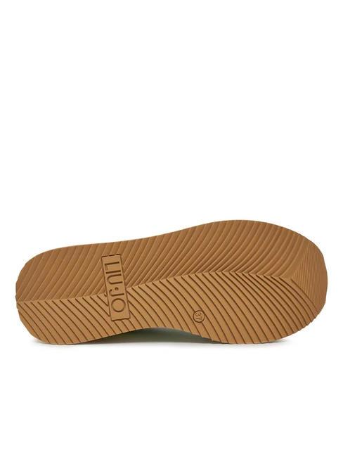DREAMY 02 Sneakers platform light green/light gold - Scarpe Donna