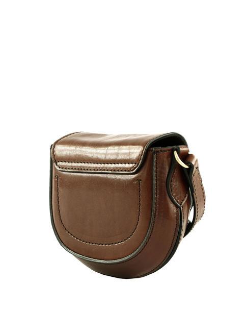 BETTINA Borsa mini in pelle a tracolla MARRONE - Borse Donna