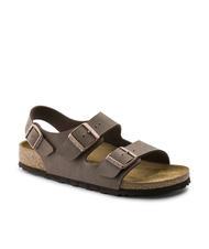 BIRKENSTOCK MILANO Ciabatta sandalo Birko-Flor mocca - Scarpe Unisex - 4