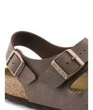 BIRKENSTOCK MILANO Ciabatta sandalo Birko-Flor mocca - Scarpe Unisex - 6