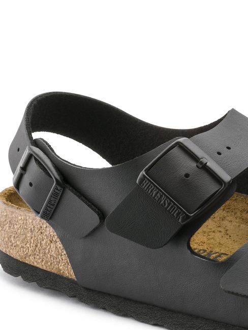 MILANO Sandalo ciabatta Birko-Flor black - Scarpe Unisex