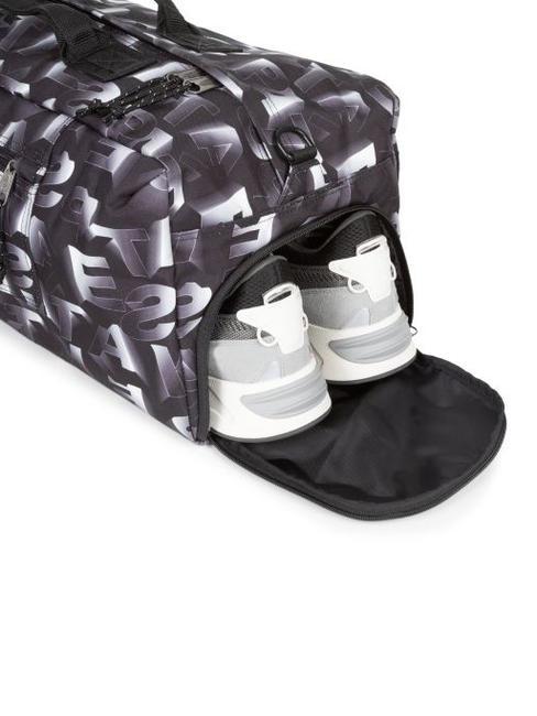 DUFFL'R M Borsone da viaggio con tracolla blocktype black - Borsoni